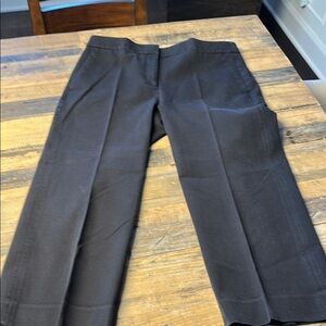 J Crew Classic Black cropped trousers